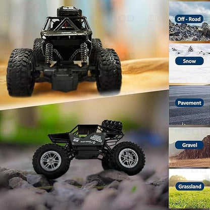 Revcoz Remote Control Rock Crawler Mist Smoke Spray Function, High Speed 1:18 RC Car  (Multicolor)